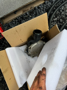 Photo de galerie - Remplacement de pompe à eau