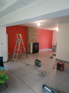 Photo de galerie - Renovation complete d' un sallon