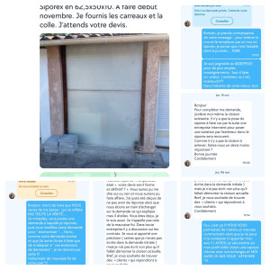 Photo de galerie - Voici un exemple de mauvaise foi d'une personne qui se permet de mettre de mauvais Commentaires pour une demande à laquelle je n'ai pas donné suite car elle avait modifiée son annonce initiale !!! 