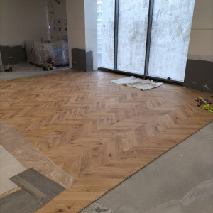 Photo de galerie - Pose de parquet - Revêtement de sol