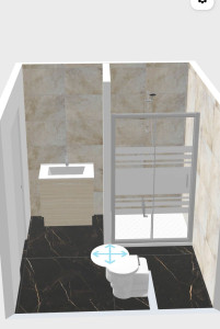 Photo de galerie - Plan 3D salle de bain