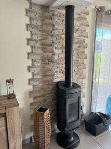 Photo de galerie - Faire ressortir cette insert avec une pose de plaquette de parement 