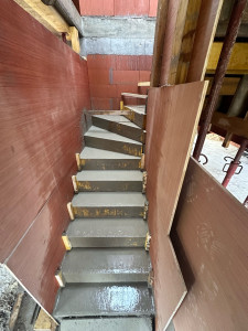 Photo de galerie - Réalisation escalier beton