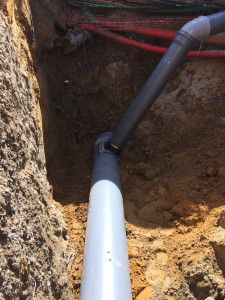 Photo de galerie - Raccordement eaux pluviales