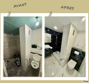 Photo de galerie - Rénovation complète salle de bain