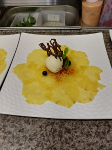 Photo de galerie - Carpaccio d'ananas 