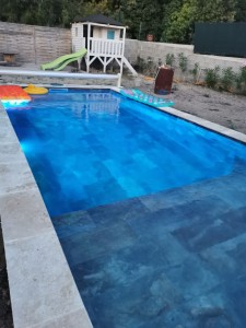 Photo réalisation - Entretien piscine - Bouadar A. - Carpentras (Zone d'Activite Carpensud) : Piscine terminée 