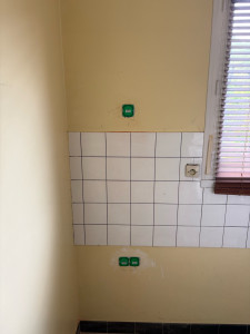 Photo de galerie - Implantation électrique d’une nouvelle cuisine 