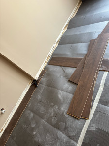 Photo de galerie - Pose de parquet - Revêtement de sol