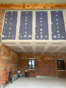 Photo de galerie - Pose de plaque de plâtre 