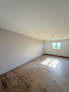Photo de galerie - Rénovation d’un salon avec peinture et pose de carrelage