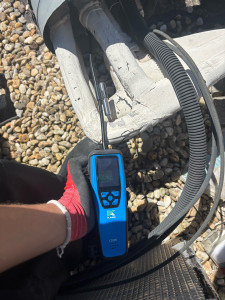 Photo de galerie - Recherche de fuite sous azote hydrogène sur réseau climatisation VRV