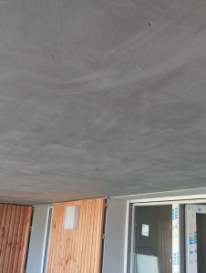 Photo de galerie - Réparation d'un plafond enduit ciment