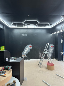 Photo de galerie - Peinture aménagement magasin