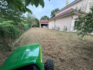 Photo de galerie - Passage débrou et tracteur 