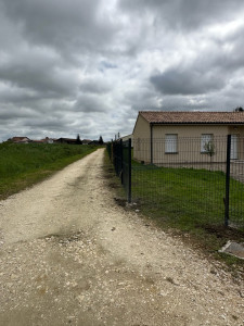 Photo de galerie - Pose de clôture 