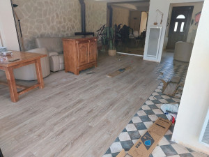 Photo de galerie - Pose de parquet - Revêtement de sol