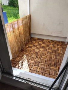 Photo de galerie - Terrasse, sol dalles de bois installer 
