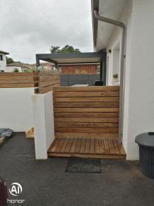 Photo de galerie - Portillon bois sur mesure