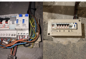 Photo de galerie - Remplacement d’une minuterie d’éclairage des parties communes sur un tableau electrique. intervention réalisée et remise en service effectuée. Disponible pour vos travaux électriques. APIS ELEC  