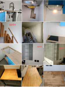 Photo de galerie - Installation de cuisine, peinture et rénovations de plomberie 