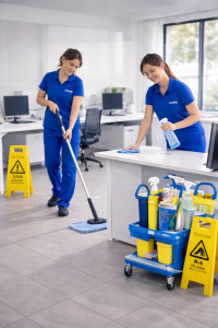 Photo de galerie - Nettoyage de bureaux et locaux professionnels Travail soigné, discret et efficace