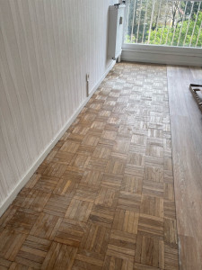 Photo de galerie - Pose parquet flottant 