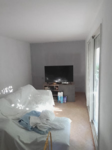 Photo de galerie - Réalisation pienture mur et plafond 