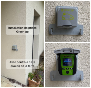Photo de galerie - Installation de prises Green'up