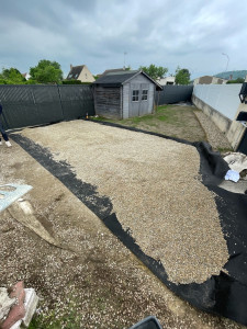 Photo de galerie - Création d’une zone parking 