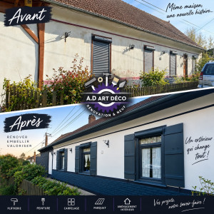 Photo de galerie - Peinture RENOVATION façade 