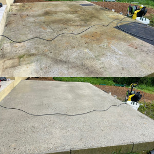 Photo de galerie - Nettoyage terrasse 