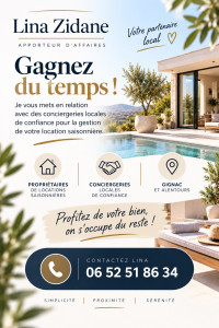 Photo de galerie - Propriétaire d’un bien en location saisonnière ? Je vous met en relation avec une conciergerie locale et de confiance pour vous accompagner dans la gestion de votre logement et vous faire gagner du temps .
