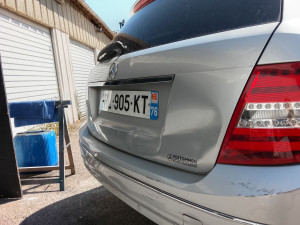 Photo de galerie - Mercedes c220 avant réparation 