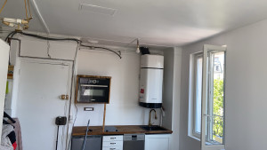 Photo de galerie - Peinture de cuisine couleur blanc 