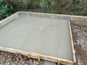 Photo de galerie - Dalle pour abris de jardin