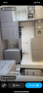 Photo de galerie - J’ai monté toute la cuisine, électricité évacuation