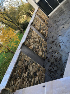 Photo de galerie - Carrelage sur plot 
