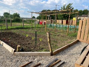Photo de galerie - Création structure après création d'une nouvelle parcelle de jardinage