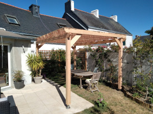 Photo de galerie - Pergolas en douglas 