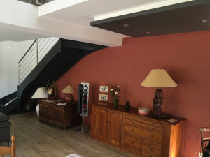 Photo de galerie - Pose et fourniture parquet, création de plafonds décaissés, réalisation d'un enduit décoratif mural