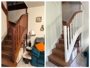 Photo de galerie - Rénovation escalier 