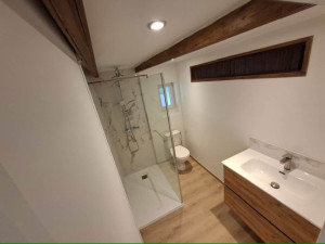 Photo de galerie - Aménagement d’un garage en une Création d’une salle de bain + suite parentale 