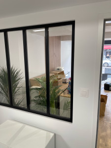 Photo de galerie - Mur placo +verriere