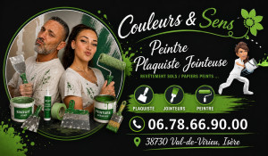Photo de galerie - L'entreprise Couleurs & Sens pour touts vos projets, et tant d'autre 