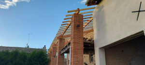 Photo de galerie - Réfection complète de la toiture d’une grange
saint nauphary (82) 