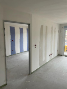 Photo de galerie - Préparation générale (protection, ponçage, ratissage enduit)