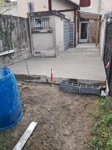 Photo de galerie - Terrasse en béton armées/APRÉS 