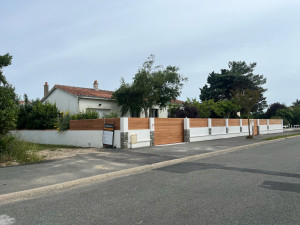 Photo de galerie - Pose d’une clôture extérieur 