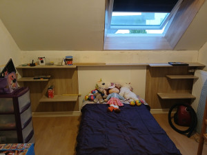 Photo de galerie - Tête de lit pour chambre enfant 